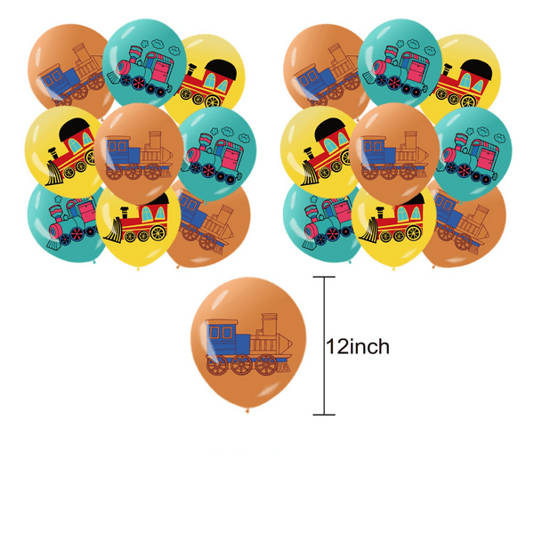 Train Party Decoration Set, Birthday Party Decoration Set – Train Theme