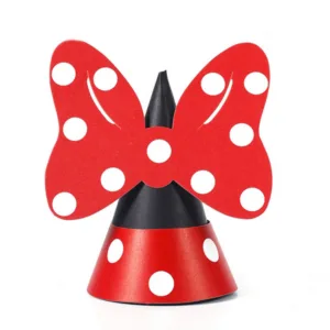 Minnie Mouse Paper Party Hats - Set of 5