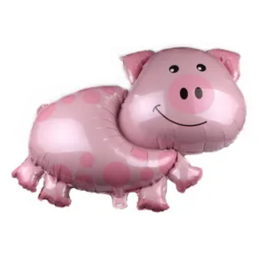 Large Pig Shaped Foil Balloon