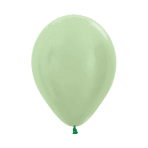 5 Pack Balloons  Satin Pearl Green (12 inch)