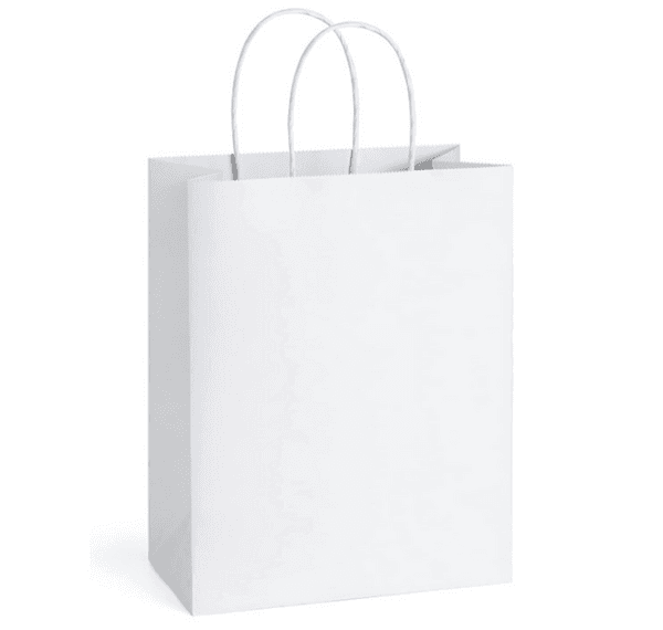 White Party Favor Bags (Large) - A4, White Party Favor Bags (Large) – A4