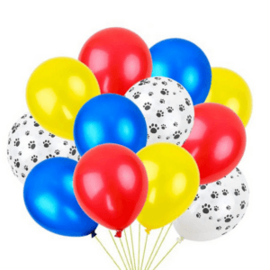 Paw Patrol Themed Latex Balloon Set - 12 Balloons