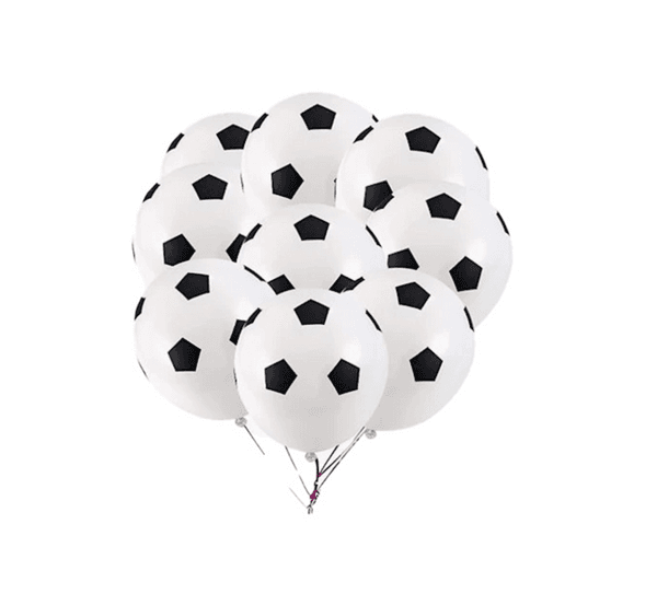 Soccer Ball Themed Latex Balloons (10 Balloons), Soccer Ball Themed Latex Balloons (10 Balloons)