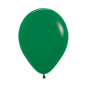 5 Pack Balloons Fashion Solid Forest Green (5 inch)