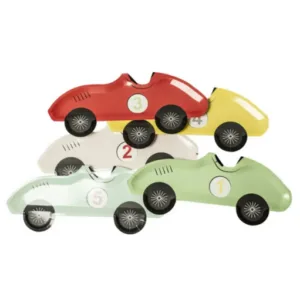 Retro Race Car Paper Plates (10 Plates)