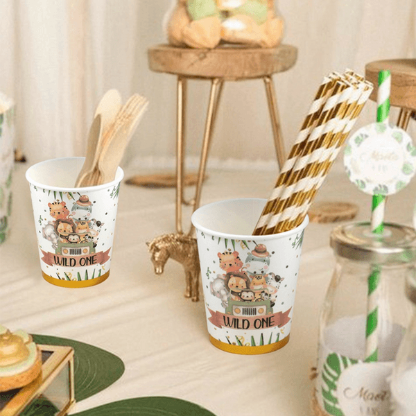 Wild One Paper Cups (20 Cups), Wild One Paper Cups (20 Cups)