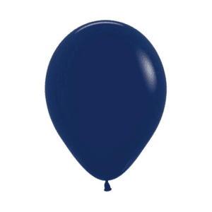 5 Pack Balloons Fashion Solid Navy Blue (12 inch)