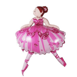 Large Ballerina Foil Balloon Set - Set of 2