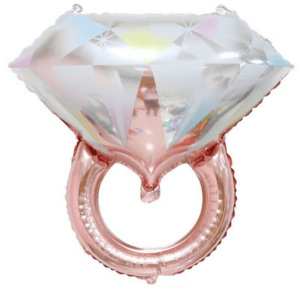 Pink Ring Foil Balloon