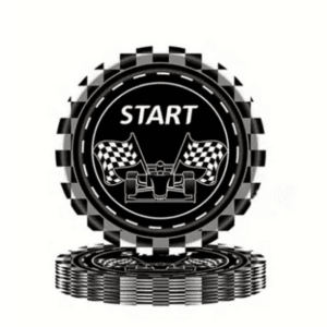 Racing Paper Plates Large (20 Plates)