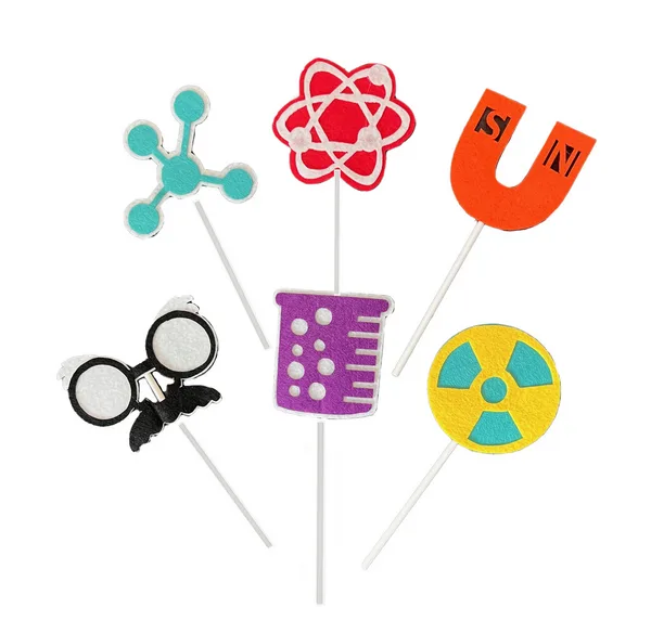 Science Themed Cupcake Toppers - 12 Toppers