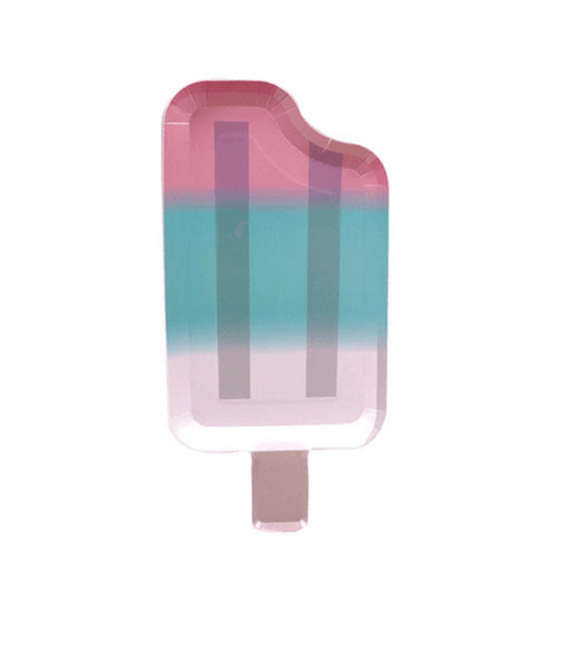 Ice Cream Shaped Paper Plates Small (8 Plates), Ice Cream Shaped Paper Plates Small (8 Plates)