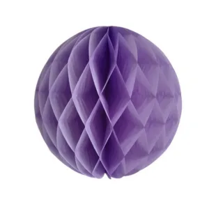 Light Purple Honeycomb Paper Ball (20cm)