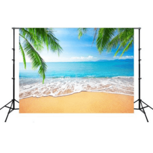 Kids Birthday Party Table and Photography Backdrop (Beach Theme)