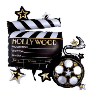 Movie Night Themed Foil Balloon