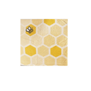 Honeycomb and Bee Themed Napkins (20 Napkins)