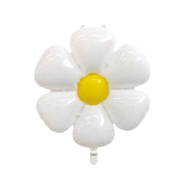 Daisy Foil Balloon, Daisy Foil Balloon (White and Yellow)