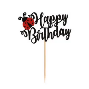 Ladybug Themed Cake Topper