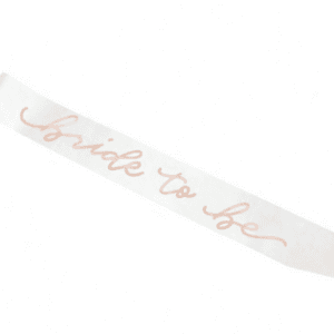 Bride To Be Sash