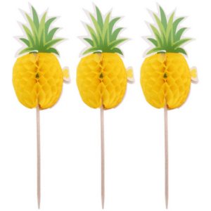 Food / Cocktail Sticks - Pineapple (10)