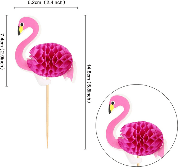 Food / Cocktail Sticks, Food / Cocktail Sticks – Flamingo (10)