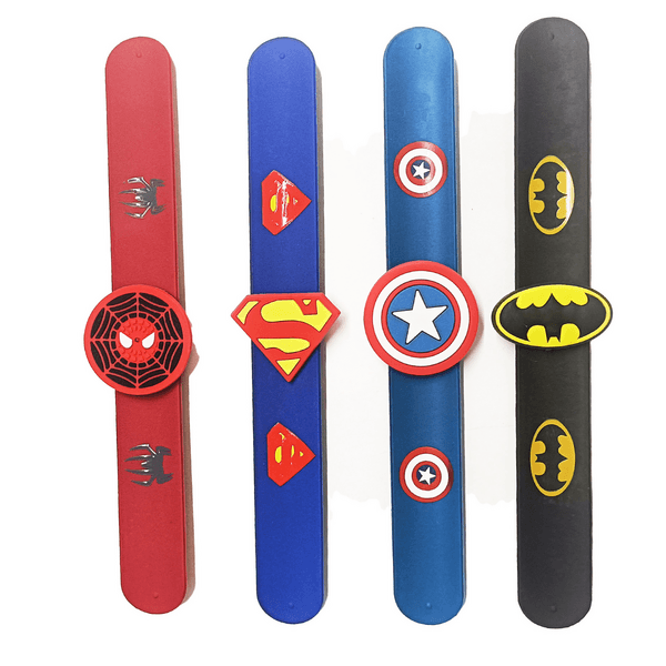Superhero Themed Wristband Set, Superhero Themed Wristband Set (Set of 4)