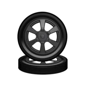 Wheel Design Small Paper Plates (8 Plates)