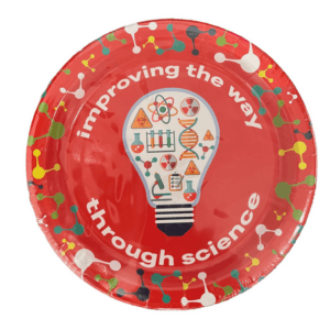 Science Themed Large Paper Plates - 8 Plates