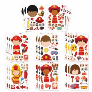 Firefighter Themed Sticker Set (24 Sheets)