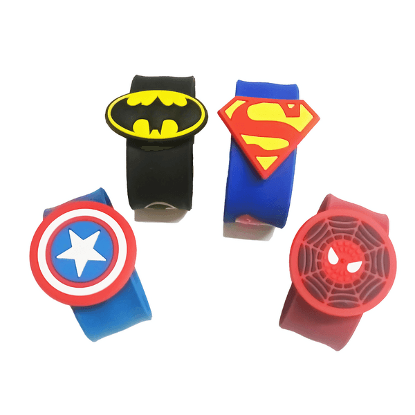 Superhero Themed Wristband Set, Superhero Themed Wristband Set (Set of 4)