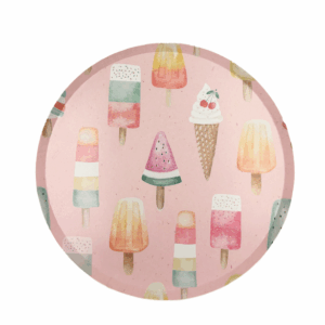 Summer Pastel Ice Cream Large Plates (8 Plates)