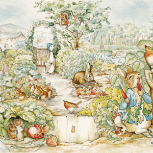 Large Peter Rabbit Themed Backdrop