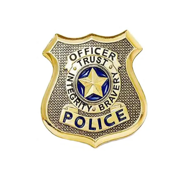 Mini Police Badge Pin, Mini Police Badge Pin