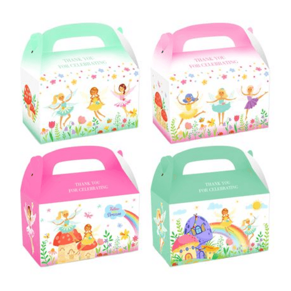 Party Favor Boxes - Fairy Theme (12 Boxes), Party Favor Boxes – Fairy Theme (12 Boxes)