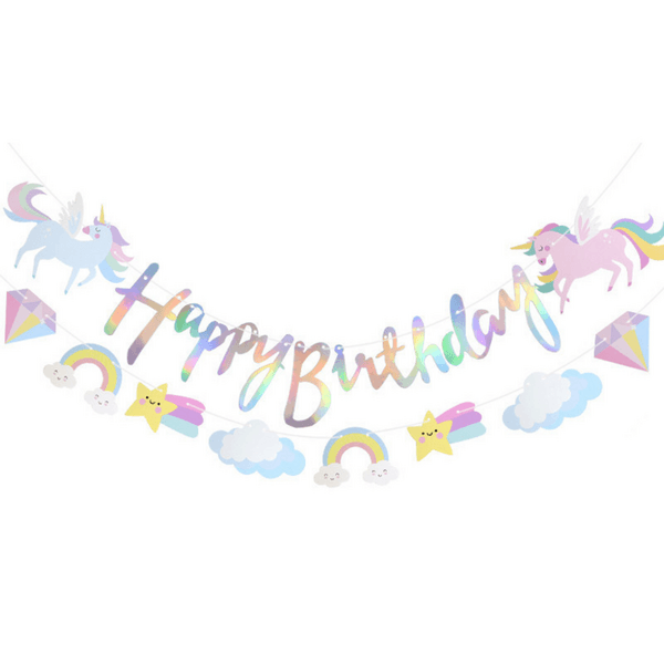 Rainbow Unicorn Banner, Rainbow Unicorn Banner