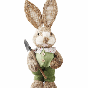 Straw Rabbit Décor - Male (32cm)