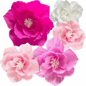 Paper Flower Set - Pink