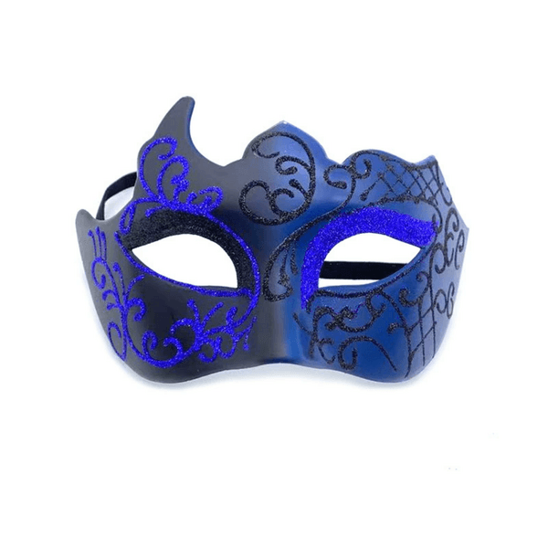 Masquerade Mask - Baroque - Blue, Masquerade Mask – Baroque – Blue