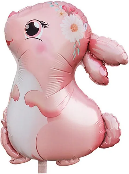 Bunny Foil Balloon, Cute Bunny Foil Balloon – Pink