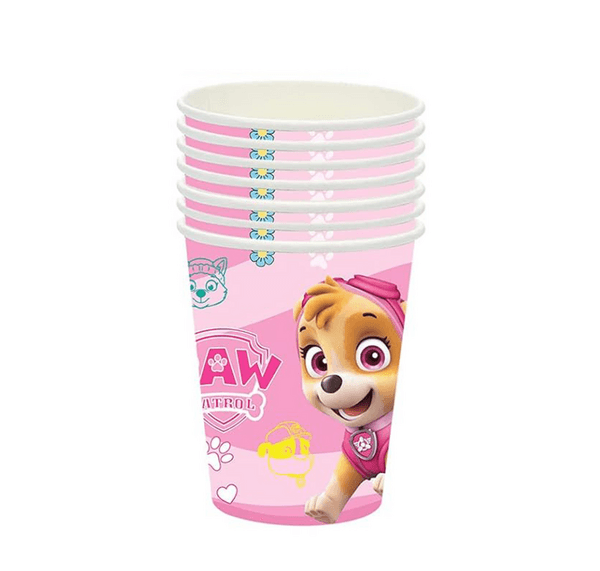Paw Patrol Themed Paper Cups - Pink (10 Cups), Paw Patrol Themed Paper Cups – Pink (10 Cups)