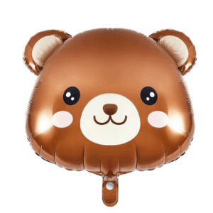 Bear Face Foil Balloon
