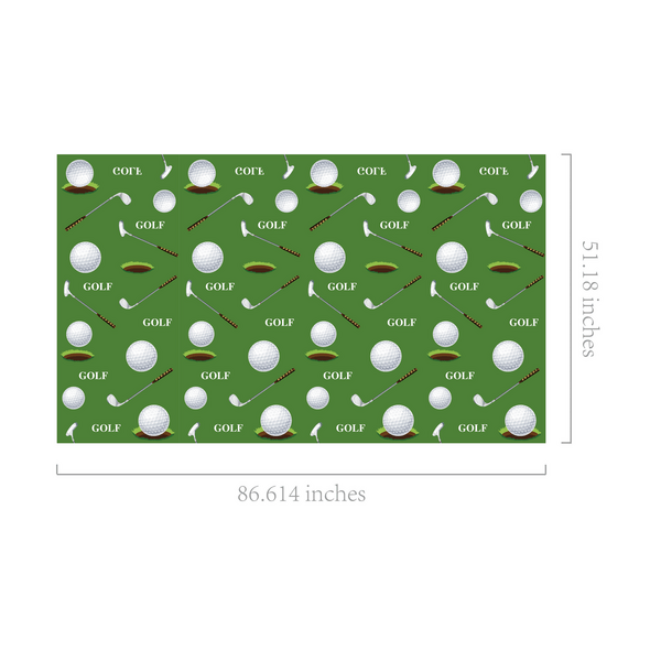 Golf Tablecloth, Golf Themed Tablecloth