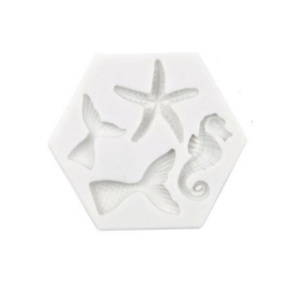 Mermaid Ocean Theme Silicone Fondant Mold