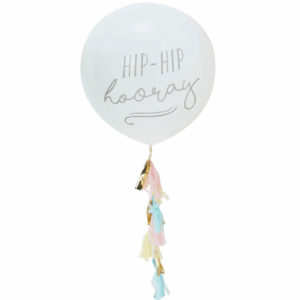Large Birthday Balloon with Tassels