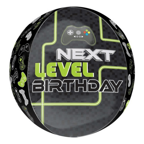 Gaming Themed Foil Balloon - Level Up Birthday, Gaming Themed Foil Balloon – Level Up Birthday