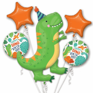 Dinosaur Themed Foil Balloon Set