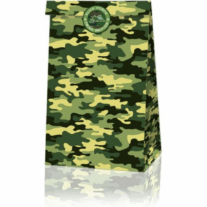 Party Favor Bags with Stickers - Camo / Army /Hunting Theme (12 Bags)
