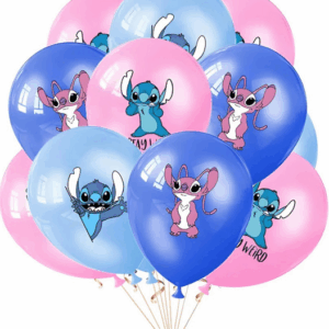 Stitch Latex Balloon Set - 18 Balloons