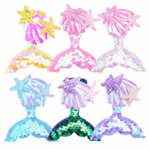 Variety Large Mermaid Cupcakes or Cake Toppers - Set of 7