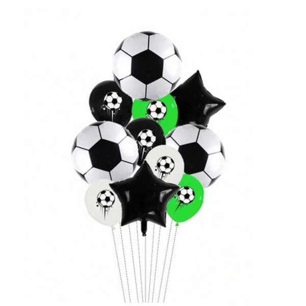 Soccer Themed Foil and Latex Balloon Set (11 Balloons), Soccer Themed Foil and Latex Balloon Set (11 Balloons)